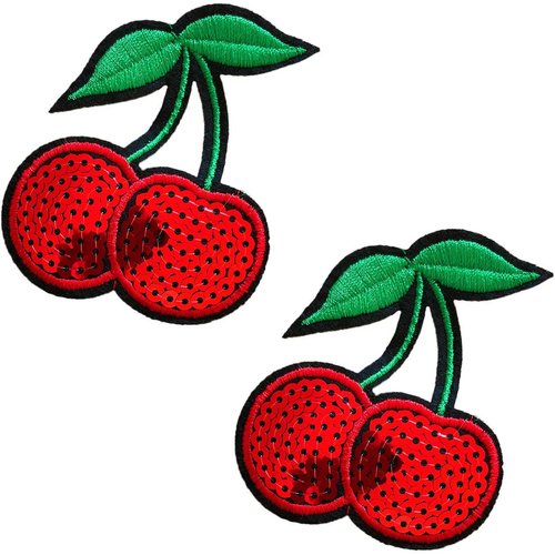 Cherry Licious Sequin Nifty Nipztix Nipple Cover Pasties