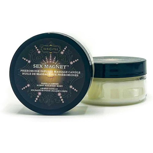 Sex Magnet Pheromone Massage Candle - Vanilla Amber 1.7 Oz