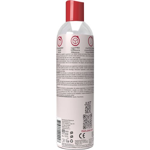 Wet Warming Fun Flavors - Strawberry - 4 in 1 Lubricant 4 Oz