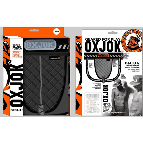 Packer Industrial Quilted Cargo Strapjock Black Puff Small