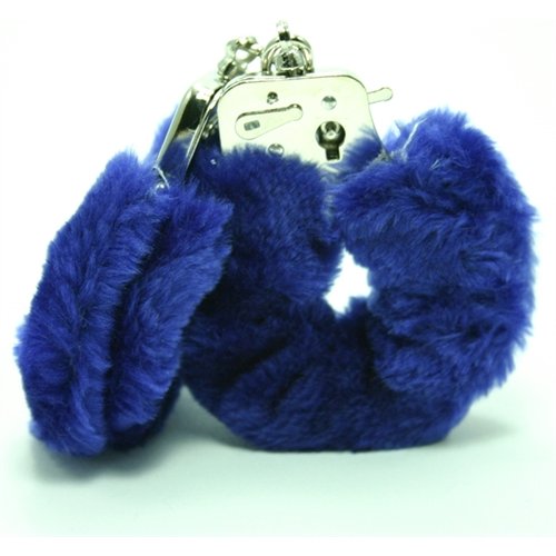 Plush Love Cuffs - Blue