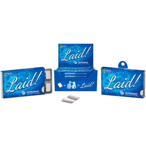 Laid! Gum - 12 Piece Display