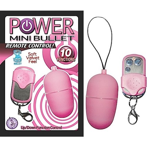 Power Mini Bullet Remote Control - Pink