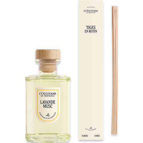 Difusor de Ambiente Lavanda Musk + 10 Varetas