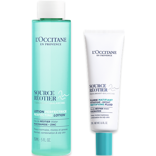 Combo Facial Matificante Source Réotier