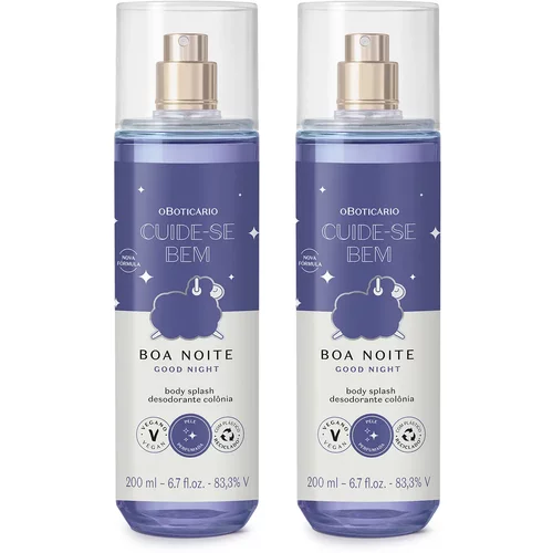 Combo Body Splash Cuide-se Bem Boa Noite 200ml (2 itens)
