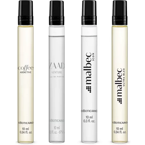 Combo Coleção Mini Perfumaria Masculina (4 itens)