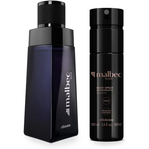 Combo Malbec: Noir Desodorante Colônia 100ml + Desodorante Body Spray Black 100ml