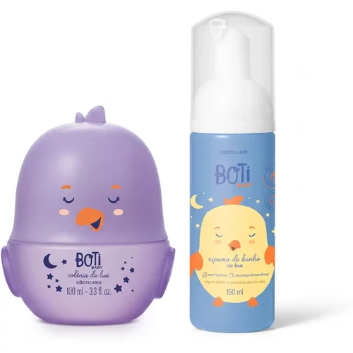 Combo Boti Baby Lua: Colônia 100ml + Espuma De Banho 150ml