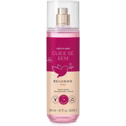 Body Splash Desodorante Colônia Cuide-se Bem Beijinho 200ml
