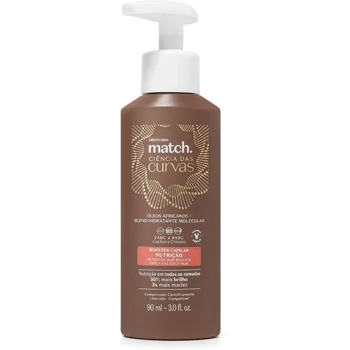 Booster Capilar Nutrição Match Ciência das Curvas 90ml