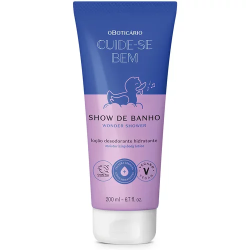Loção Desodorante Hidratante Corporal Cuide-se Bem Show de Banho 200ml