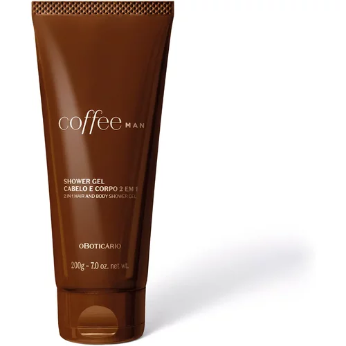 Shower Gel Cabelo e Corpo 2 em 1 Coffee Man 200g