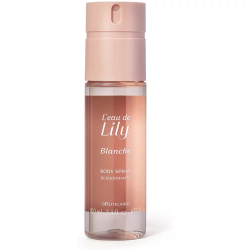 Body Spray Desodorante L’eau de Lily Blanche 100ml