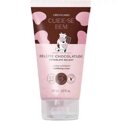 Creme Esfoliante Corporal Cuide-se Bem Deleite Chocolatudo 150ml