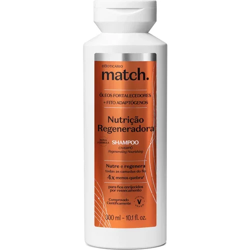 Shampoo Match Nutrição Regeneradora 300ml