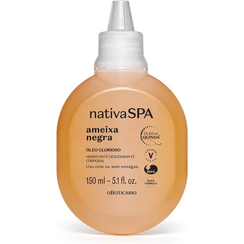 Refil Óleo Glorioso Hidratante Desodorante Corporal Nativa Spa Ameixa Negra 150ml