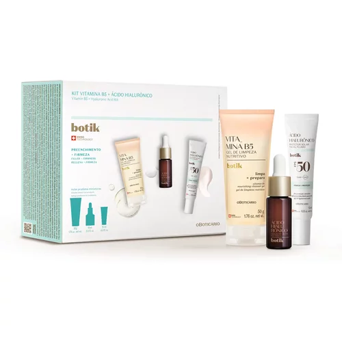 Mini Kit Botik Vitamina B5 + Ácido Hialurônico (3 itens)