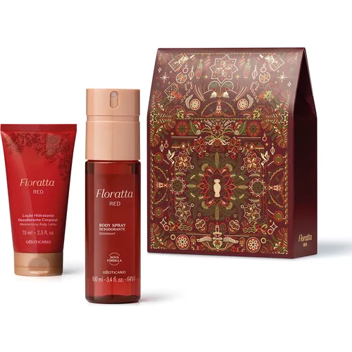 Kit Presente Natal Floratta Red (2 itens)