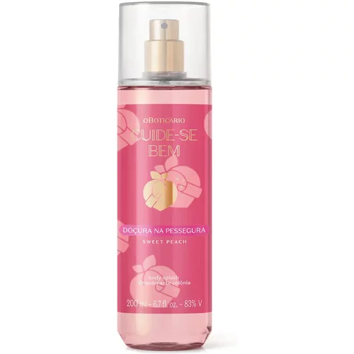 Body Splash Desodorante Colônia Cuide-se Bem Pessegura 200ml