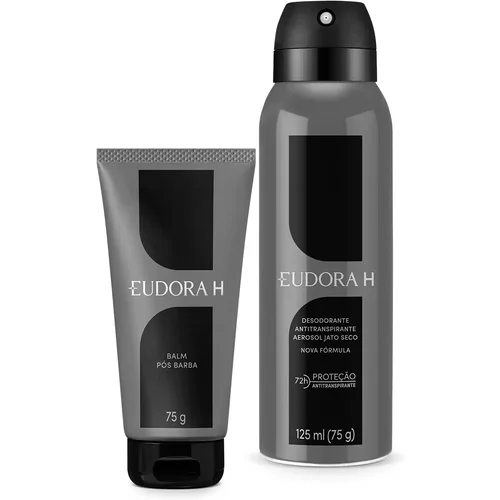 Combo Eudora H: Gel pós Barba 75g + Desodorante Antitranspirante Aerossol 125ml