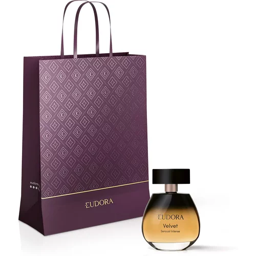 Combo Eudora Velvet Sensual Intense Desodorante Colônia 100ml + Sacola