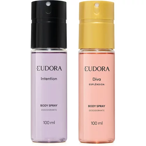 Combo Eudora: Desodorante Body Spray Intention 100ml + Desodorante Body Spray Diva Esplêndida 100ml