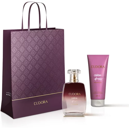 Combo Presente Niina Secrets Bloom: Desodorante Colônia 100ml + Loção Corporal 200ml + Sacola