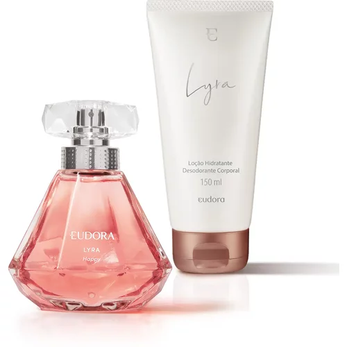Combo Presente Lyra Happy Desodorante Colônia 75ml + Lyra Loção Corporal 150ml