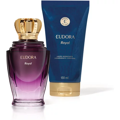 Combo Eudora Royal: Desodorante Colônia Feminino 100ml + Loção Corporal Masculina 150ml