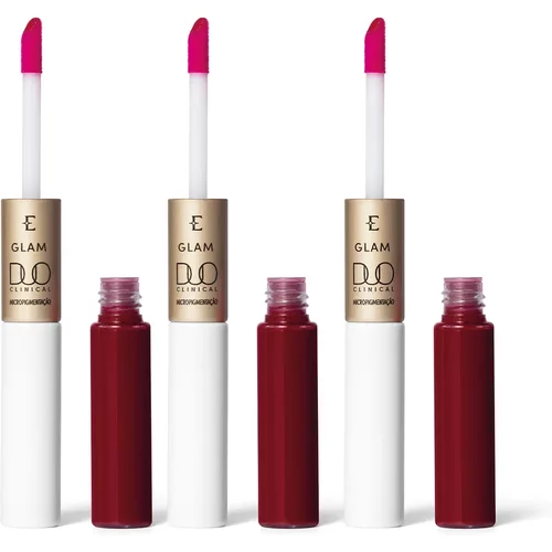 Combo Glam Duo Clinical Batom Vermelho Imprescindível (3 itens)