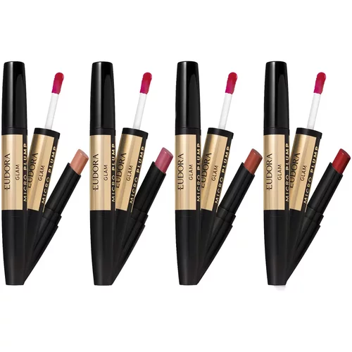 Combo Batons Eudora Glam Micro Plump (4 Itens)