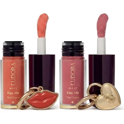 Combo Kiss Me Tint Charm: Lip Oil Peach 2ml + Lip Oil Pink 2ml