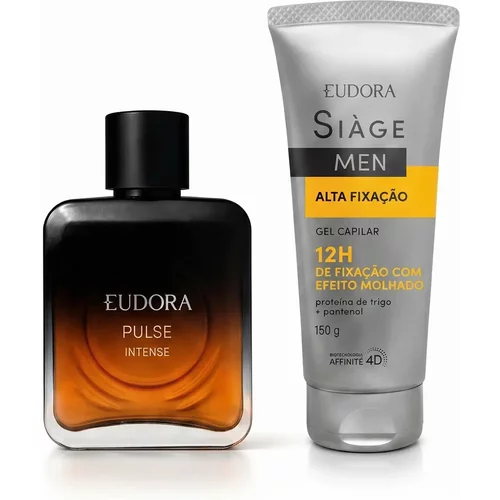 Combo Men: Pulse Intense Desodorante Colônia 100ml + Gel Capilar Siàge 150g