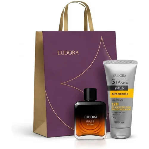 Combo Dia dos Pais: Siàge Men Gel Capilar 150g + Pulse Intense Desodorante Colônia 100ml + Sacola