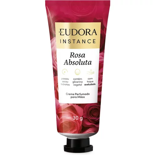 Creme Perfumado para Mãos Instance Rosa Absoluta 30g