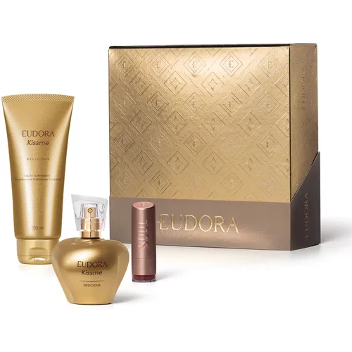 Kit Presente Natal Eudora Kiss Me Delicious