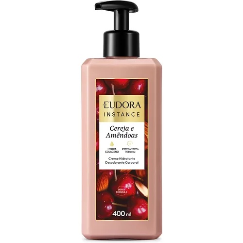 Creme Hidratante Desodorante Corporal Instance Cereja e Amêndoas 400ml