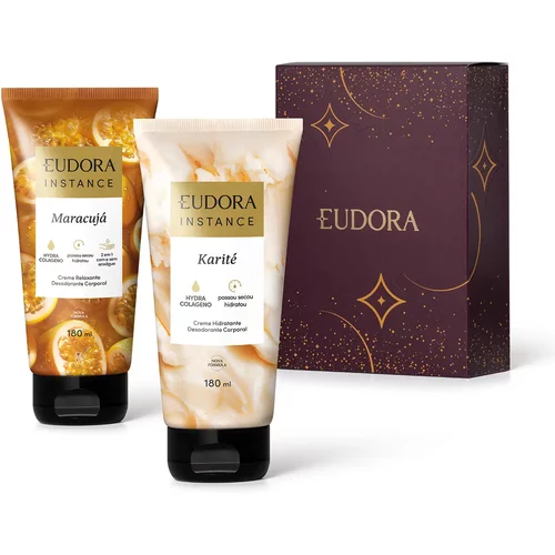 Kit Presente Queridinhos Instance: Loção Karité 180ml + Loção Maracujá 180ml