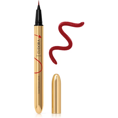 Caneta Delineadora Eudora Make O Diabo Veste Prada Iconic Liner Bordô 0,4ml