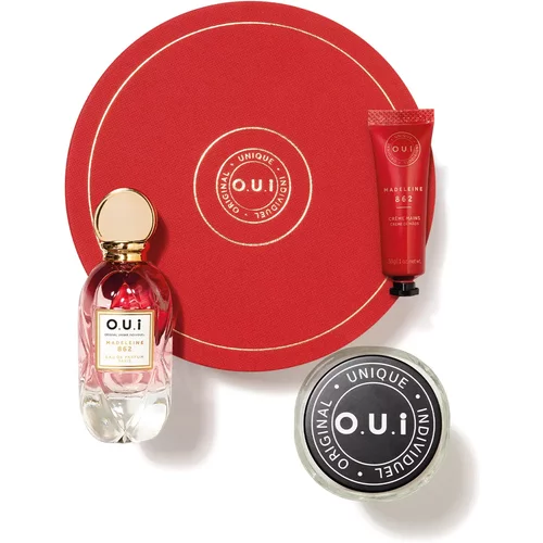 O.U.i Kit Presentear Natal Madeleine: Eau de Parfum 75ml + Crème Riche 200g + Creme de Mãos 30g