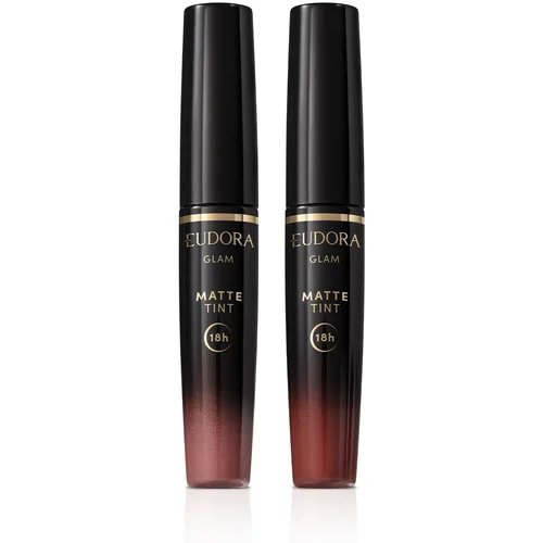 Combo Batom Líquido Matte Tint: Rosé Vintage 4ml + Castanho Divino 4ml