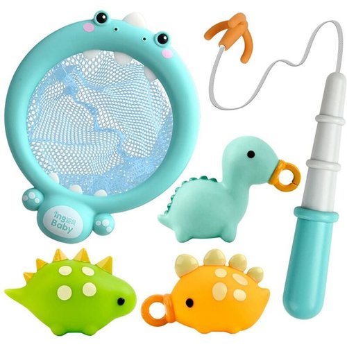 Dinosaures Jouets de Bain TUMALAGIA pour Bébé Piscine, 5pcs Jeu de