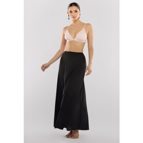Goddiva Jersey Lining Maxi Skirt