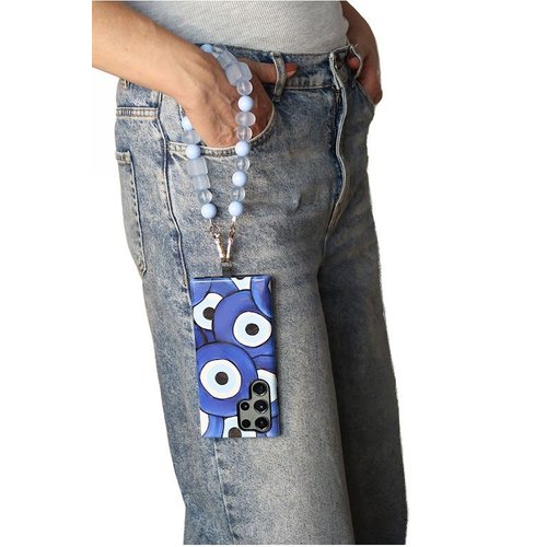 Goddiva Accessories Acrylic Phone Strap - Matte Blue