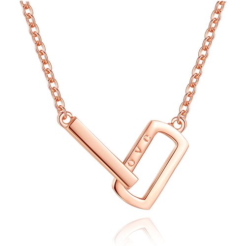 Love Letter Rectangle Cross Solid 925 Sterling Silver Necklace