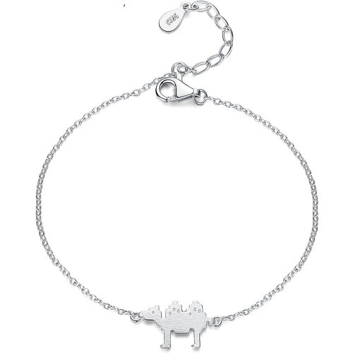 Cute Camel Animal 925 Sterling Silver Adjustable Bracelet
