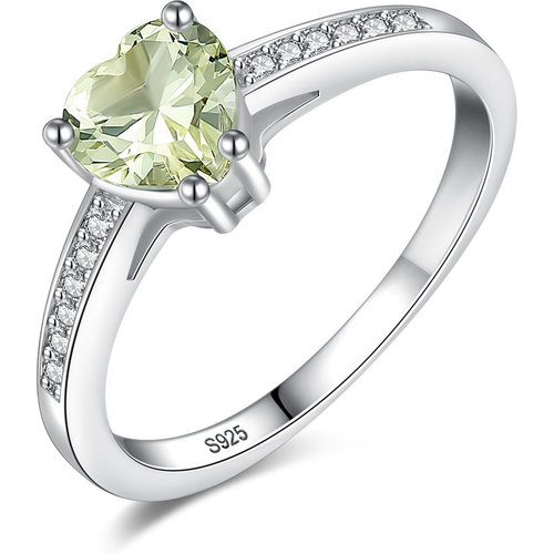 Weeding Heart CZ 925 Sterling Silver Ring