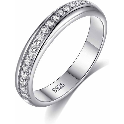 Minimalism OL Office CZ 925 Sterling Silver Ring