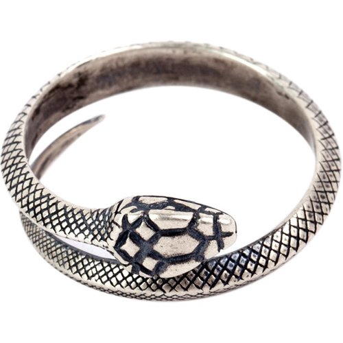 Fashion Snake Animal 925 Sterling Silver Adjustable Ring